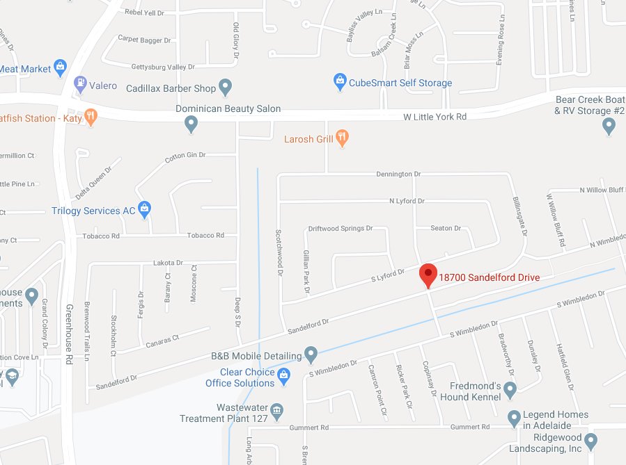 Three to four men broke into a home in the 18700 block of Sandelford Drive in the Katy area early in the morning of Feb. 28. HCSO is investigating the incident which led to the shooting of one suspect who is expected to recover.